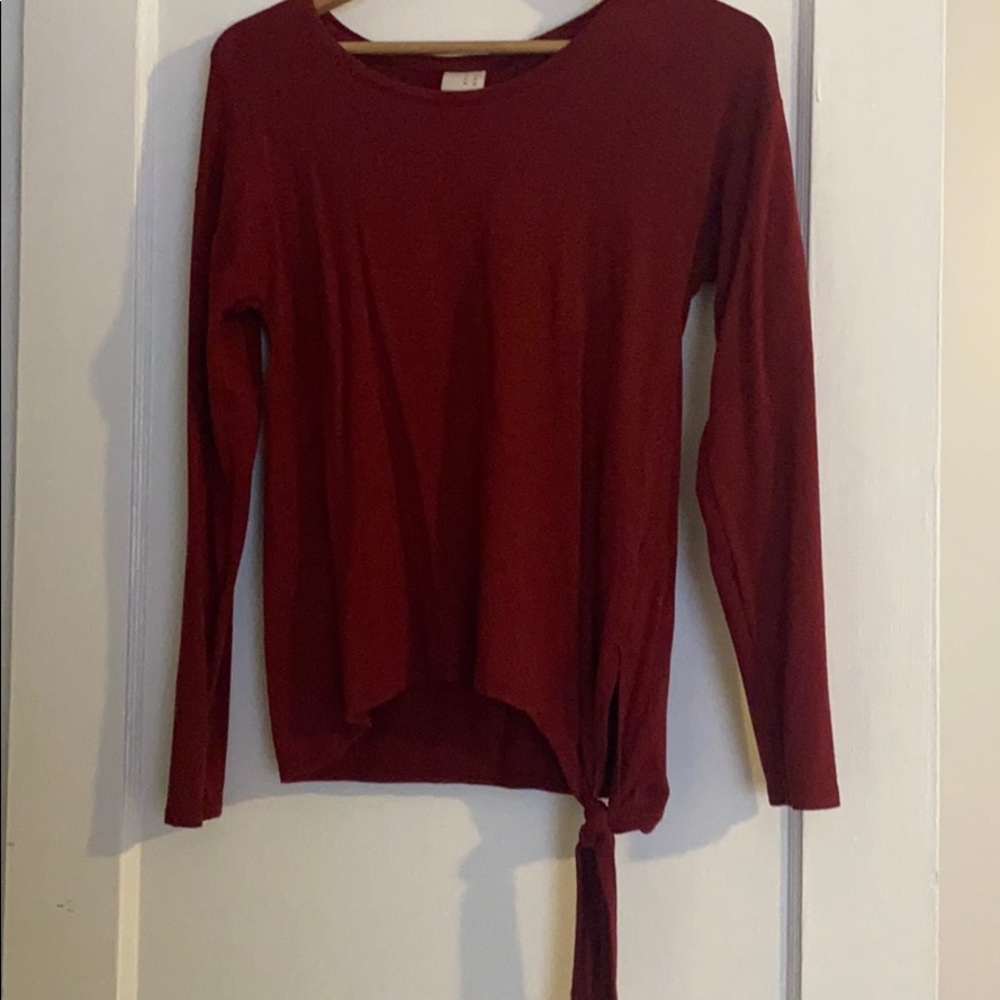 Tie front top